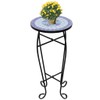YLIEHS Enhance Your Outdoor Space with Mosaic Side Table, Durable