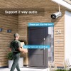 Hiseeu 3MP Wireless Wifi Security Camera 2-Way Audio Outdoor IP65