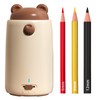 Zmol Fully Automatic Pencil Sharpener, Brown Bear Pencil Sharpener for