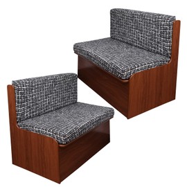 CRFATOP 2 Sets RV Dinette Cushion Covers Printed Camper Cushion Slipcover Stretch 2 Seat Sofa Chair Cover Furniture Protector for RV Camper Car Bench 2 Backrest Covers & 2 Bench Covers,10