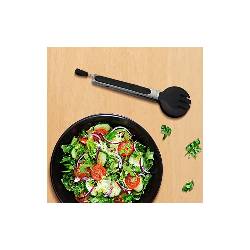Fackelmann Multi-Purpose Kitchen Tongs PBT Length 25cm, Heat Resistant to