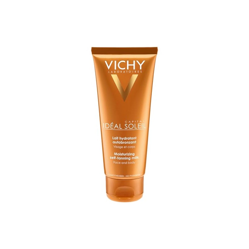 Vichy Ideal Soleil Self-Tanning Milk for Face and Body, Self