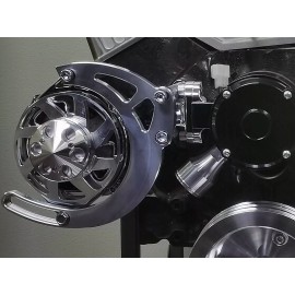 CNCRSR Small Block Chevy Alternator Bracket Kit New Electric Water Pump SBC EWP LWP 350