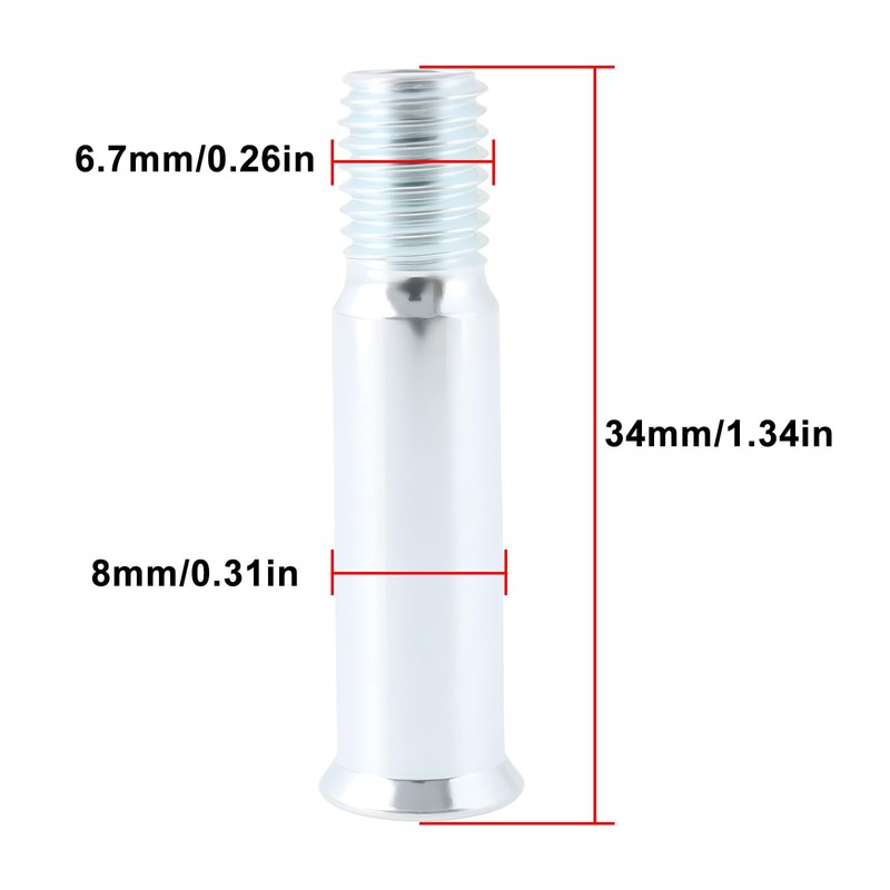 eMagTech 16x Aluminium Alloy Inline Roller Skate Axles Screws Bolts