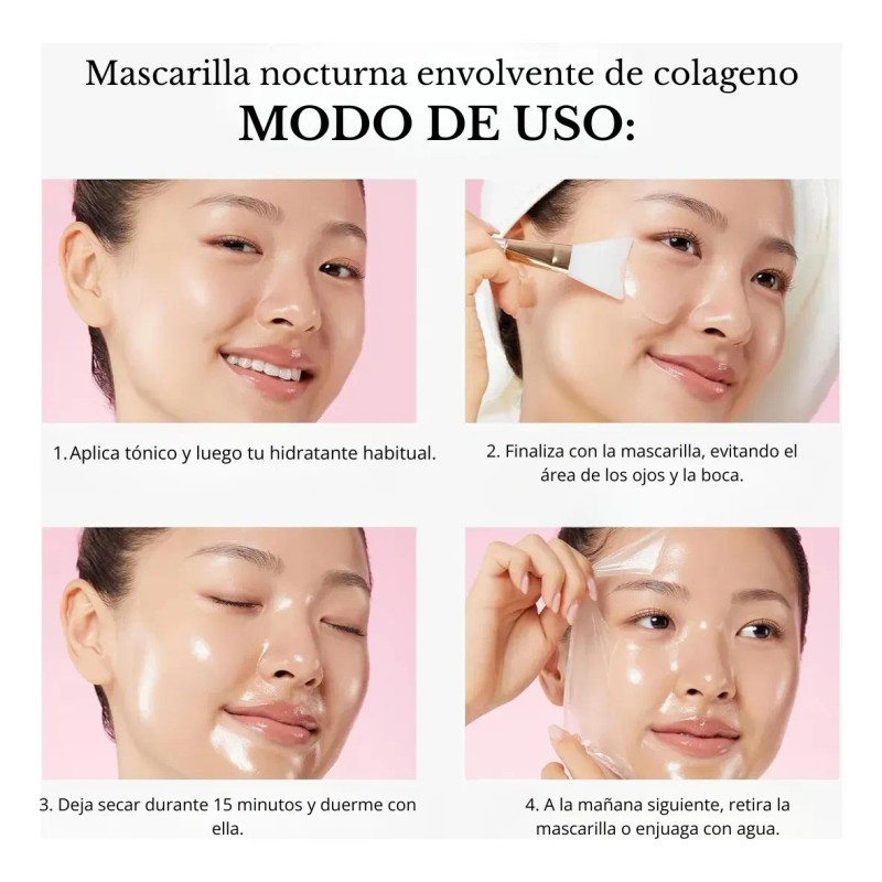 Medicube Mascarilla Nocturna Collagen Wrapping, Reafirma e Hidrata, 75 ml