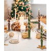 LPUSA Brown Spiral Taper Candles Twisted Candle Conical Stick Candles
