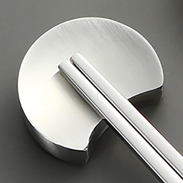 Chopsticks Rest, Stainless Steel, Chopsticks Pillow, 2-Piece Set, Stylish, Chopstick