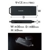 Elecom MR3C-D206BK/EC Memory Card Reader, USB Type-C Direct Insertion Type,