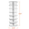 Happybuy 7-Tier Rotating Shoe Rack Tower, 360° Spinning Shoe Display,