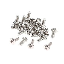 LuoQiuFa VESA Computer TV LCD MonitorBracket Mounting Phillips Head Screws M4 x 10mm (60 PCS)