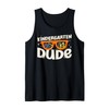 Kindergarten Dude Back To School Sunglasses Teachers Tank Top