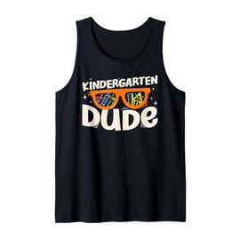 Kindergarten Dude Back To School Sunglasses Teachers Tank Top