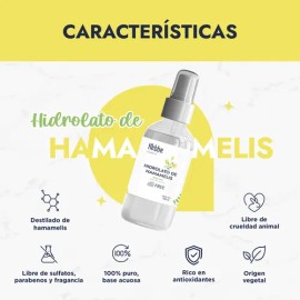 Hidrolato De Hamamelis 100% Natural Facial Y Corporal 120ml