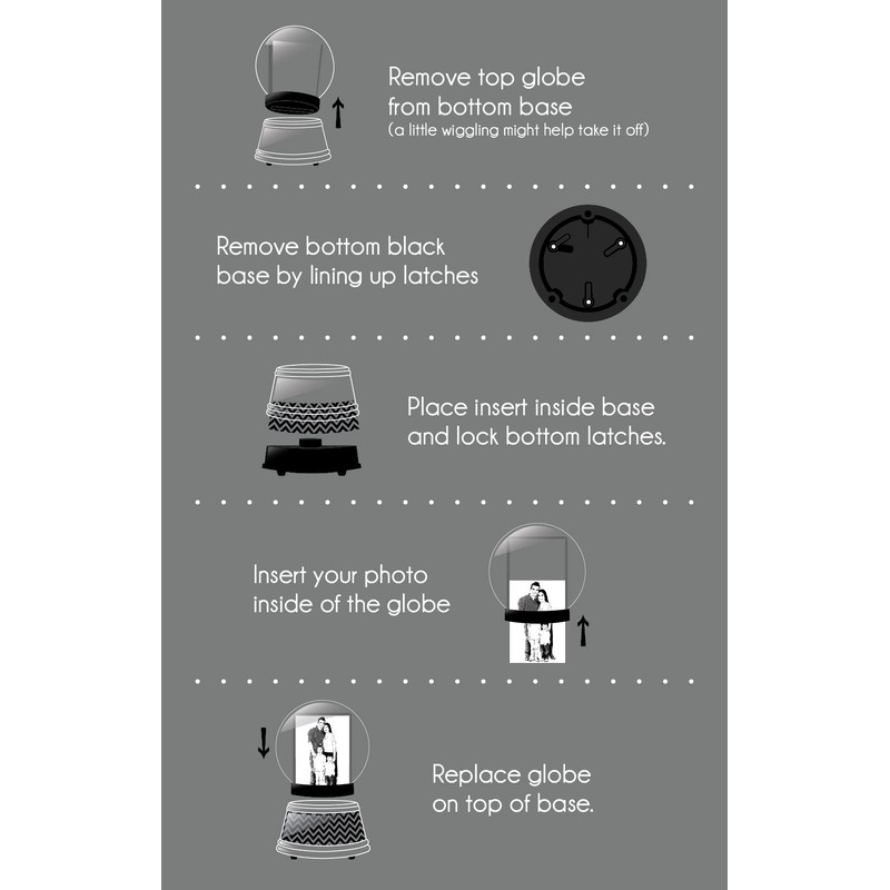 Neil Enterprises Inc. Create Your Own Photo Snow Globe