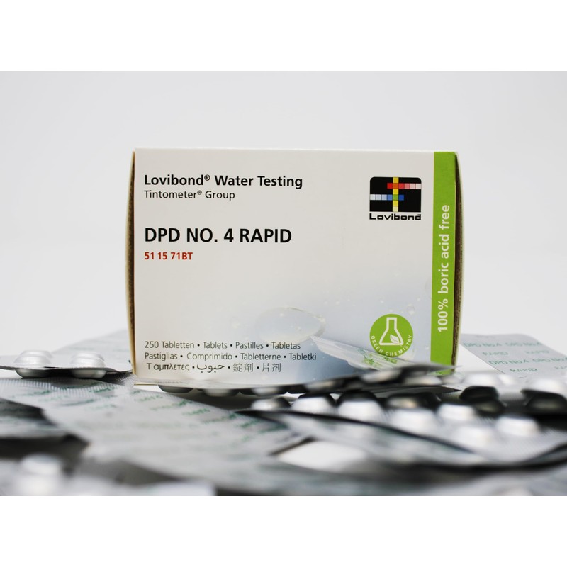 Lovibond DPD 4 Rapid Dissolve 250 Tablets