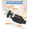 NEMA 5-15P Electrical Replacement Plugs End, Extension Cord Ends 125V