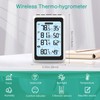 ORIA Indoor Outdoor Thermometer, Digital Weather Station with 2 Levels