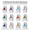 I Love You for Always And Forever BirthstoneWomen's Pendant Necklaces