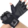 Sidewinder Workout Weight lifting Gloves with Wrist Wrap Support for