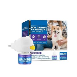Dog Calming Diffuser —Stops Peeing, Barking & Anxiety Diffuser:_1 Diffuser + 1 Refills