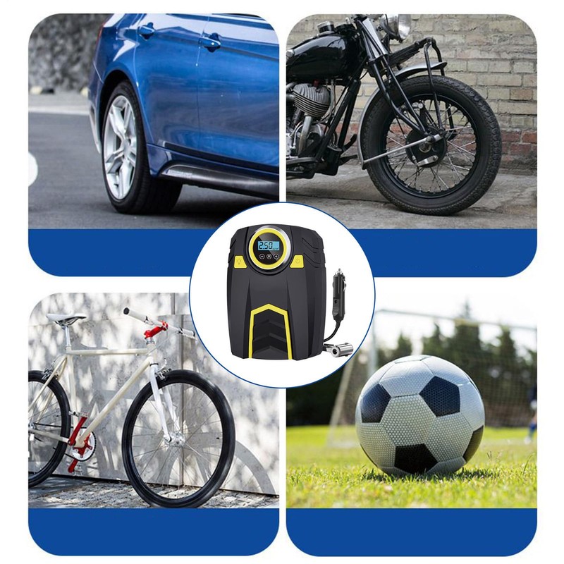 Portable Air Compressor,Car Tire Inflator | Compact Multi-Function Accessories for