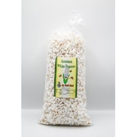 Large White Gourmet Popcorn by Gold Dust Kettle Corn | Butterfly Kernel | 7 oz. Bag | 4 pack