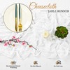 6 Pack Cheesecloth Table Runner, 10Ft Boho Gauze Table Runner