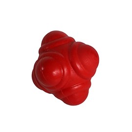 STOP! Fitness - SAQ and Reaction Ball for the Development of Speed Strength and Reaction Speed - Diameter 7 cm - Includes Instructions with Exercise Examples (Red)