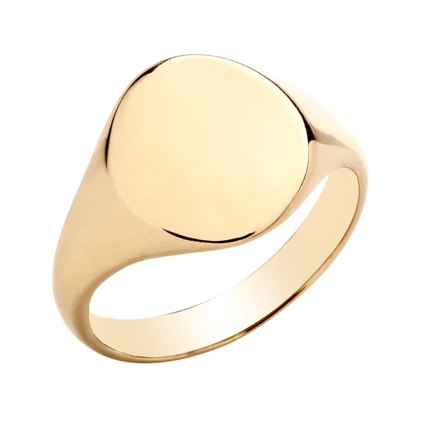 Old English Jewellers 9ct Yellow Gold on Silver Mens Signet