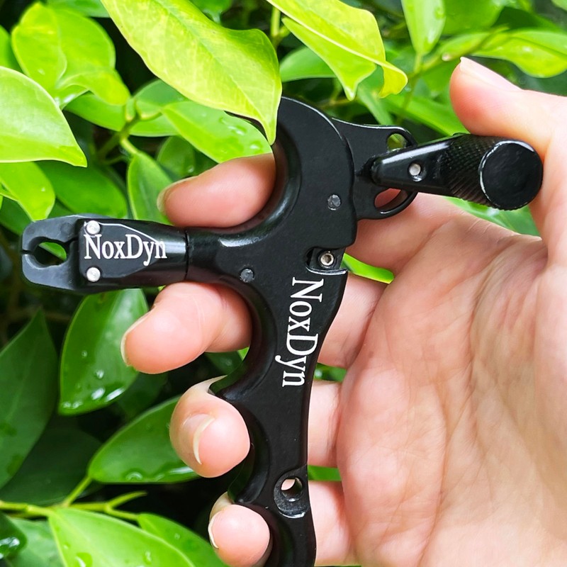 NoxDyn Bow Release for Compound Bow, 4-Finger Archery Release 360°