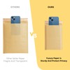 Fuxury Kraft Bubble Mailer 4x8 Inch 50 Pack，Strong Adhesion Padded