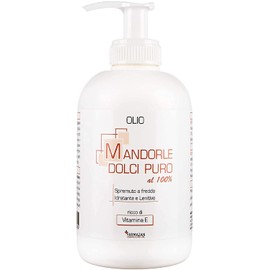 Farmazan - Sweet Almond Oil 100% Pure 250ml Cold Pressed Ideal for Hair and Dry Skin Care