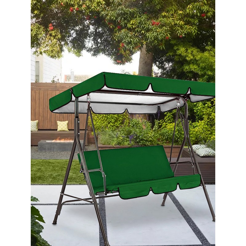 Outdoor Swing Canopy Cover Set Oxford Fabric Swing Waterproof Dustproof