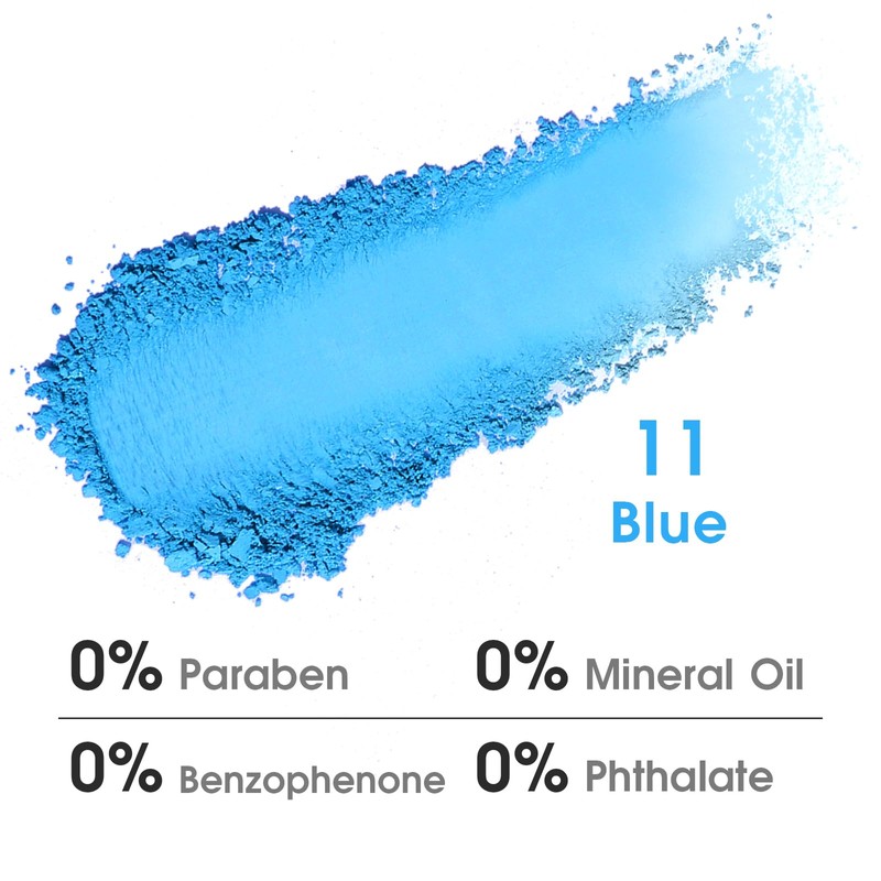 UCANBE Blue Single Eyeshadow Palette, Highly Pigmented Matte Eye Shadow