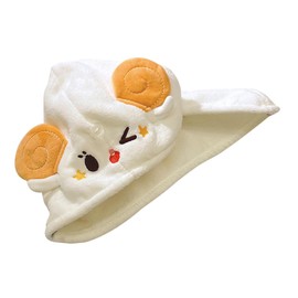 Ipetboom Quick Dry Hair Towel Cap Absorbent Coral Fleece Turban for Women Bath Shower Wrap Lightweight Design for Healthy Hair Care Travel Friendly Reduces Heat Damage