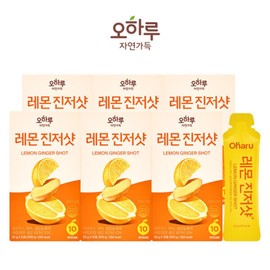 Oharu Lemon Ginger Shot 10 packets / 오하루 레몬진저샷 10포 X 4+2박스