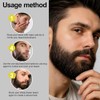 Erinde 2PCS Tinte Temporal para la Barba para Hombres, Cubre