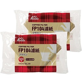 カリタ Kalita うまみを引き出す コーヒー ペーパー フィルター 台形 7~12人用 FP104濾紙 200枚(100×2) ブラウン #17031 おしゃれ キャンプ アウトドア 喫茶店 アンティーク 結婚 祝い プレゼント 誕生日 女性 男性 還暦 退職 記念日 ギフト 贈り物 還暦 敬老