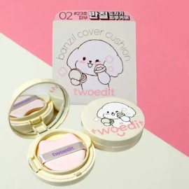 2edit 투에딧 반질 커버쿠션 X세숑 23호 내추럴 x 2개 Two It Cover Cushion X Session No. 23 Natural x 2 [Shiny Cover Cushion No. 23 Natural x 2 pcs]