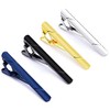 Tie Clips for Men Gold Silver Black Regular Tie Bar
