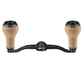 Gomexus CH100 Reel Handle, Shimano Bait Reel Compatible, Double Handle, Antares, Methanium, Ossia Conquest, Double Axis Reel, Handle Replacement, 3.9 inches (100 mm), Includes Cork Handle Knob, For