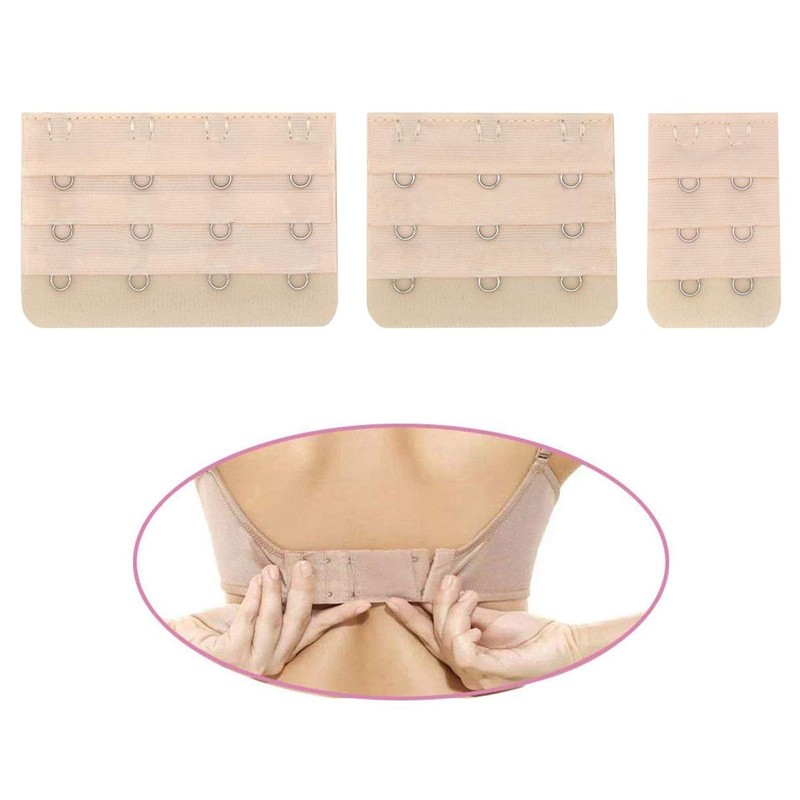 Bra Extender,2 Hook/3 Hook/4 Hook and Eye Bra Strap Extension
