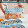 Molde para Hielos de 200 Cubitos, 4 Bandeja y Pala,