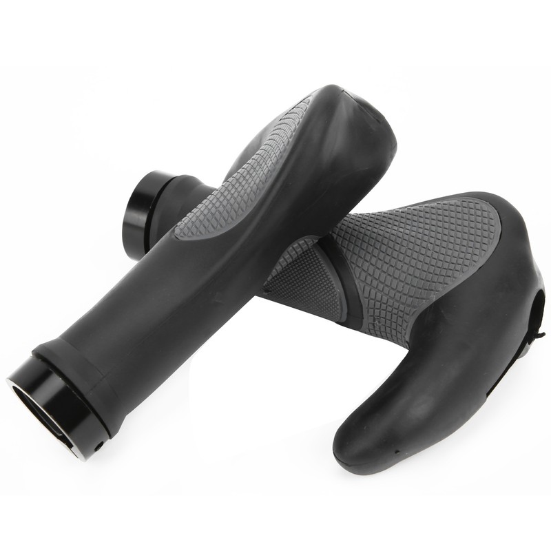 22.2mm Mountain Bicycle Ox Horn Handbar Bilateral Locking Durable Rubber