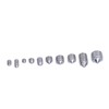 200Pcs Grub Screw Cone Point Hex Socket Stainless Steel for