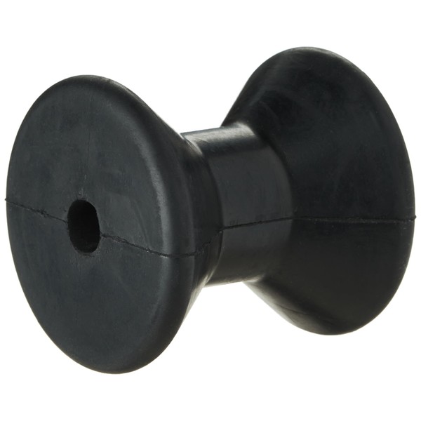 attwood 11205-1 Trailer Boat Rubber Bow 3x3 Roller, Black