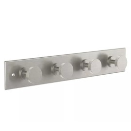 Satin Nickel Hook Rail Target brand Project 62 satin nickel finish 18 inches Coat Hat Jacket