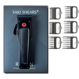 Saki Shears Professional Cordless Electric Hair Clipper for Professional Barbers and Stylists - Full Metal Body - Brushless Motor - Raiden Pro