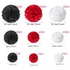 MAKFORT Set of 15 Pompoms Decorative Colourful Tissue Paper Pompoms