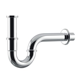 Variosan 12951 Universal Tube Siphon for Sink, 1 1/4 Inch x 32 mm, Chrome-plated Stainless Steel